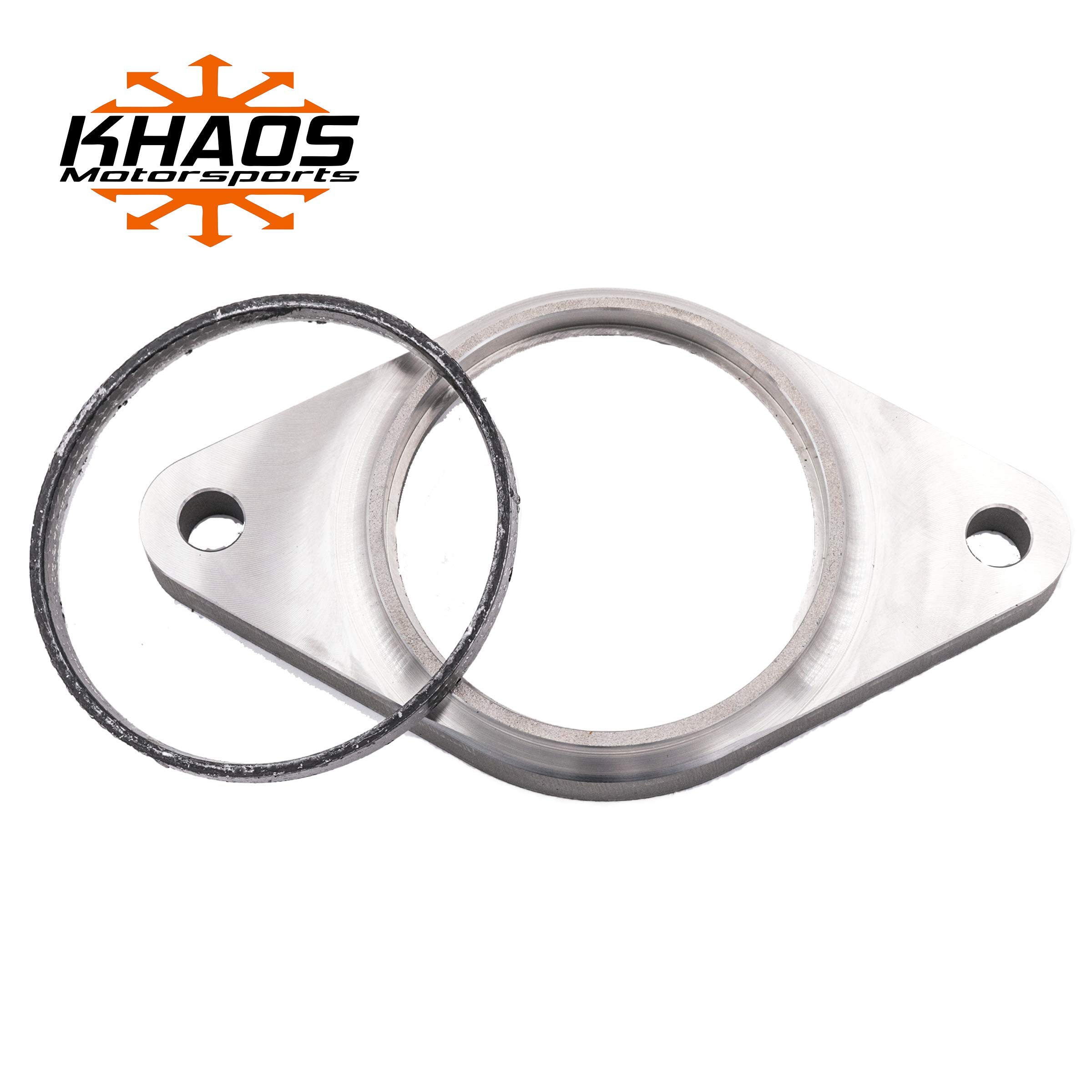 High-Performance Header Collector Flange with Gasket - Compatible with Dodge Challenger & Charger 6.2L/6.4L HEMI V8 - Perfect for Exhaust System Upgrades & Performance Modifications