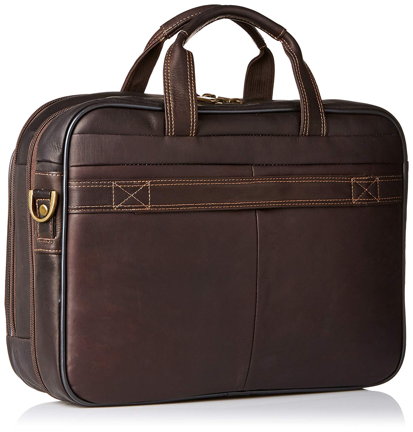 Heritage Double Gusset Top Zip EZ Scan Laptop Case - Durable Protective Sleeve for MacBook & Windows Laptops - Perfect for Office, Travel & School Use