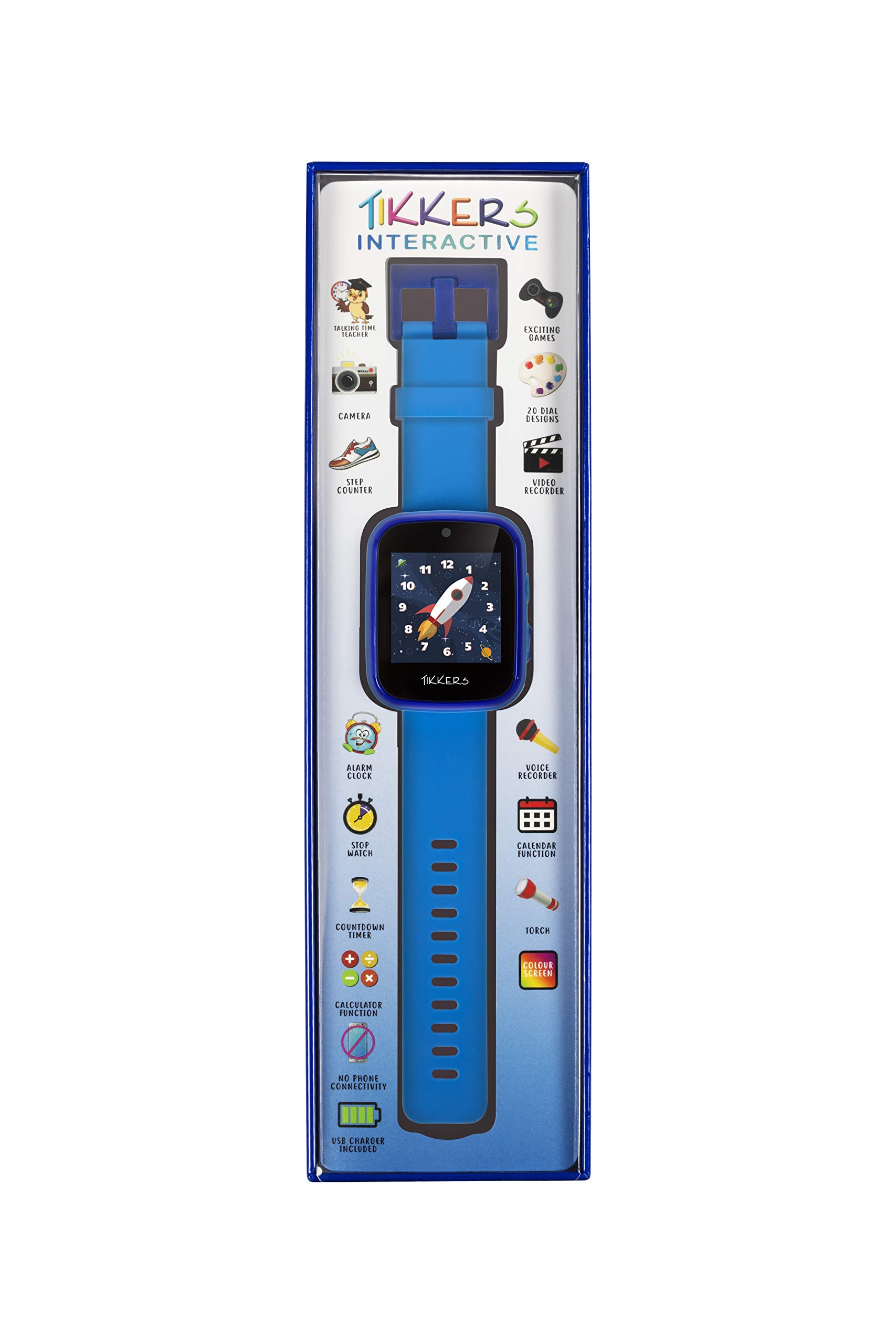 Boys Digital Quartz Watch with Rubber Strap - Sport & School Use