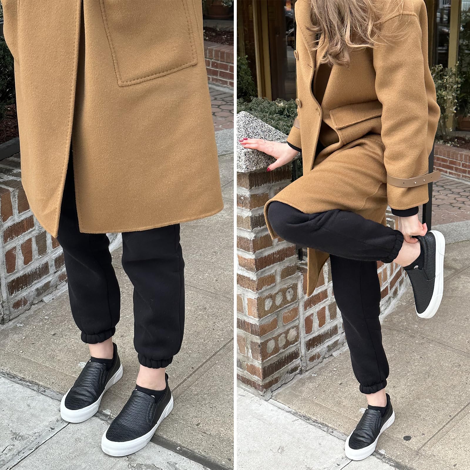 JENN ARDOR Women's Slip On Sneakers - Comfortable Memory Foam Loafers for Walking & Casual Wear - Fashionable Slip On Shoes for Women - Perfect for Work, Travel & Everyday Use