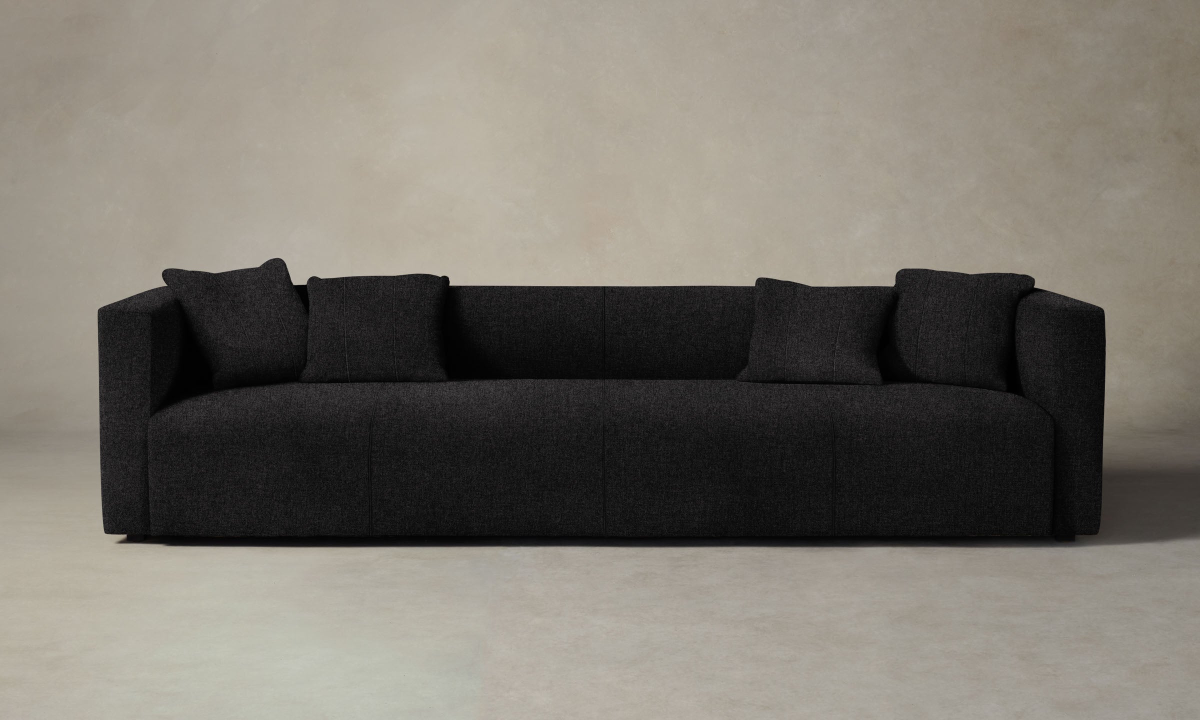 The Breuer Sofa - Premium Italian Brushed Wool Upholstery | Modern Mid-Century Design for Living Room & Office