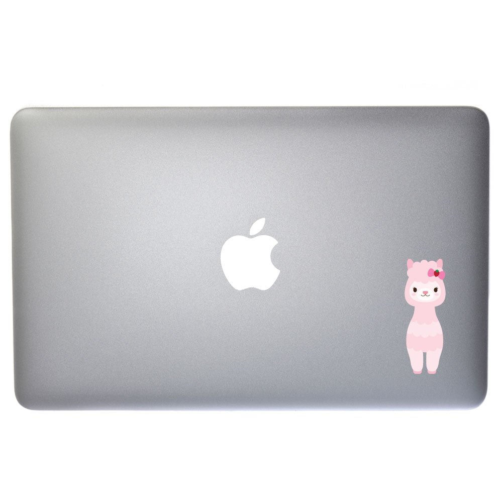 Pastel Pink Adorable Llama Vinyl Sticker - 4 Inch Waterproof Decal for Cars, Laptops, Windows, Home & Office Decor | Perfect for Indoor & Outdoor Use, DIY Crafts, Scrapbooking & Personalizing Gifts