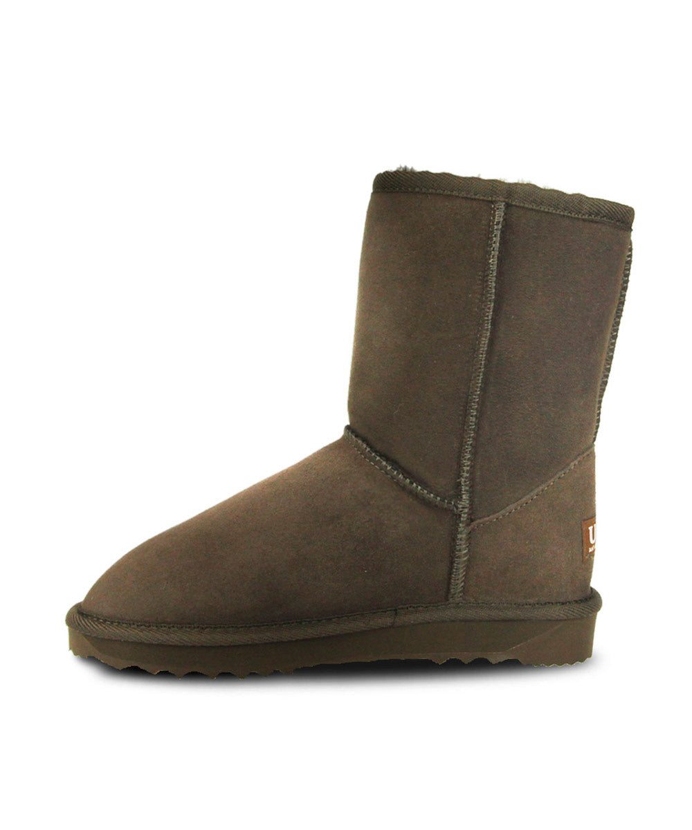Premium UGG Classic Short Boots for Women - Cozy Winter Boots with Genuine Sheepskin, Water-Resistant & Slip-Resistant - Perfect for Snow, Cold Weather & Casual Outfits