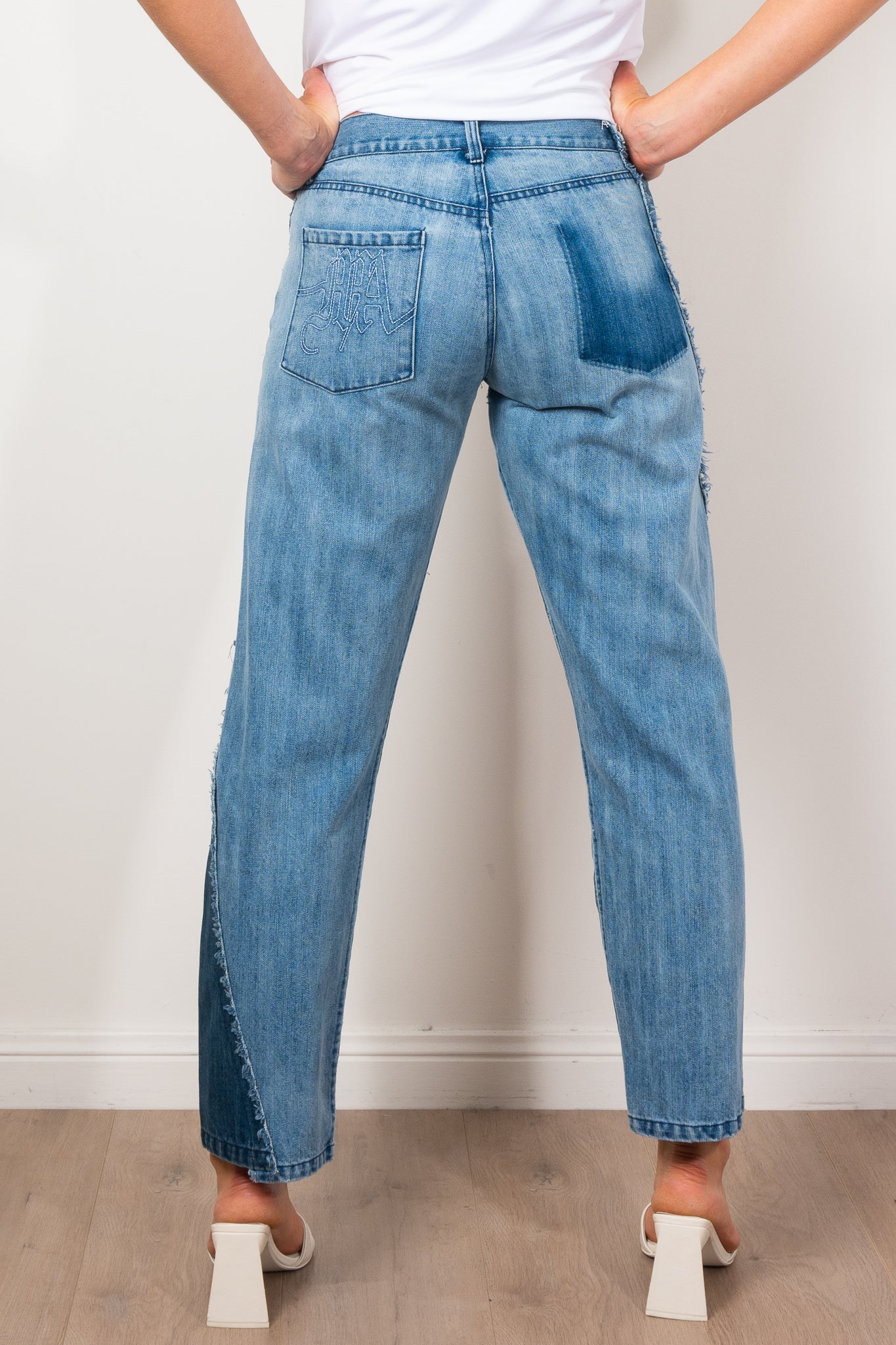 M.A Dainty Barretinas Jean - Women's Vintage High Waist Skinny Jeans for Casual & Night Out | Perfect for Date Night, Parties & Everyday Wear