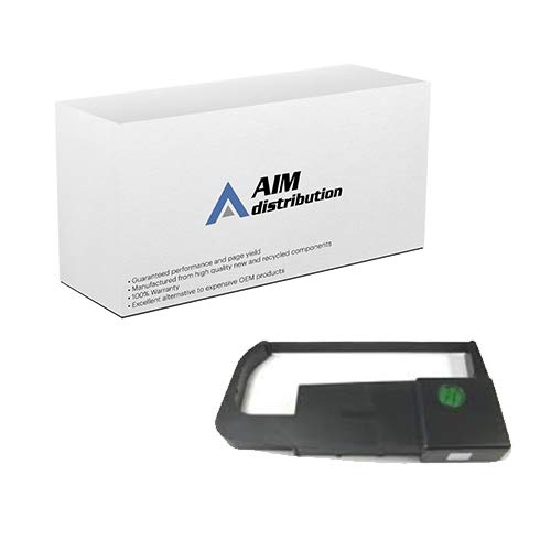 AIM Compatible Replacement Printer Ribbon for Decision 1Data 6709/6714/6750 - 6 Pack Black Ink Cartridge (363014-00) - Perfect for Office Printing, Shipping Labels & Receipts
