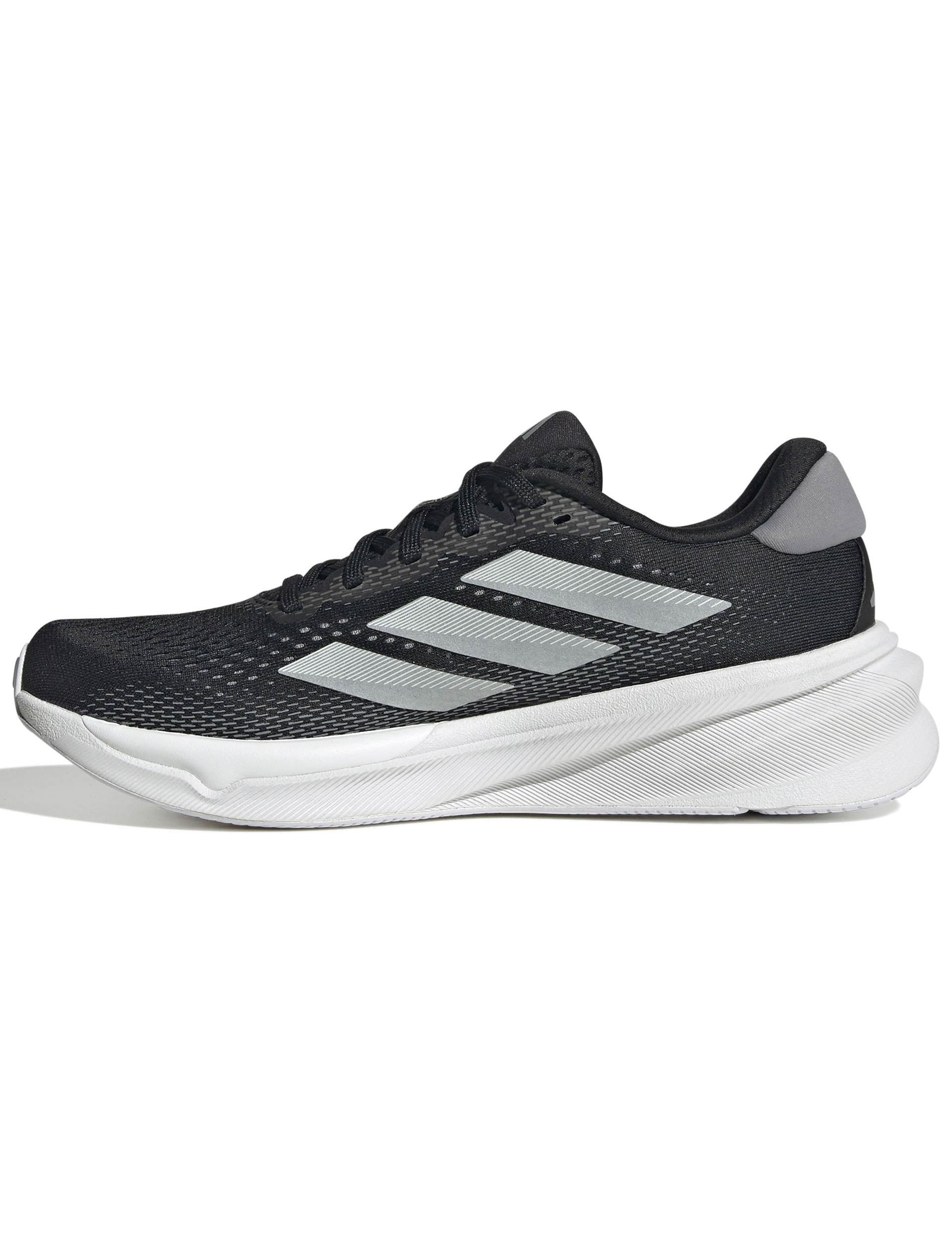 Supernova Stride 2.0 Running Shoes for Men & Women - Lightweight, Cushioned, Breathable - Core Black/Cloud White/Grey - Perfect for Jogging, Gym Workouts & Daily Walking