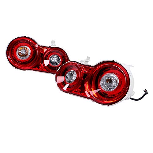 IKON MOTORSPORTS Replacement Tail Lights for 2009-2022 Nissan GT-R - Red LED Brake Lamps (Factory Style) - Perfect for Car Upgrades & Nighttime Driving Safety