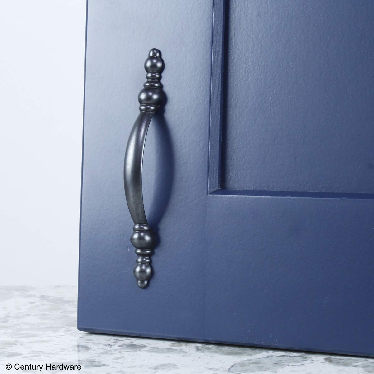 100 Pack Gun Metal Arch Cabinet Drawer Handles - 3 Inch Center to Center (03111-GM) - Perfect for Kitchen, Bathroom & Furniture Drawer Upgrades