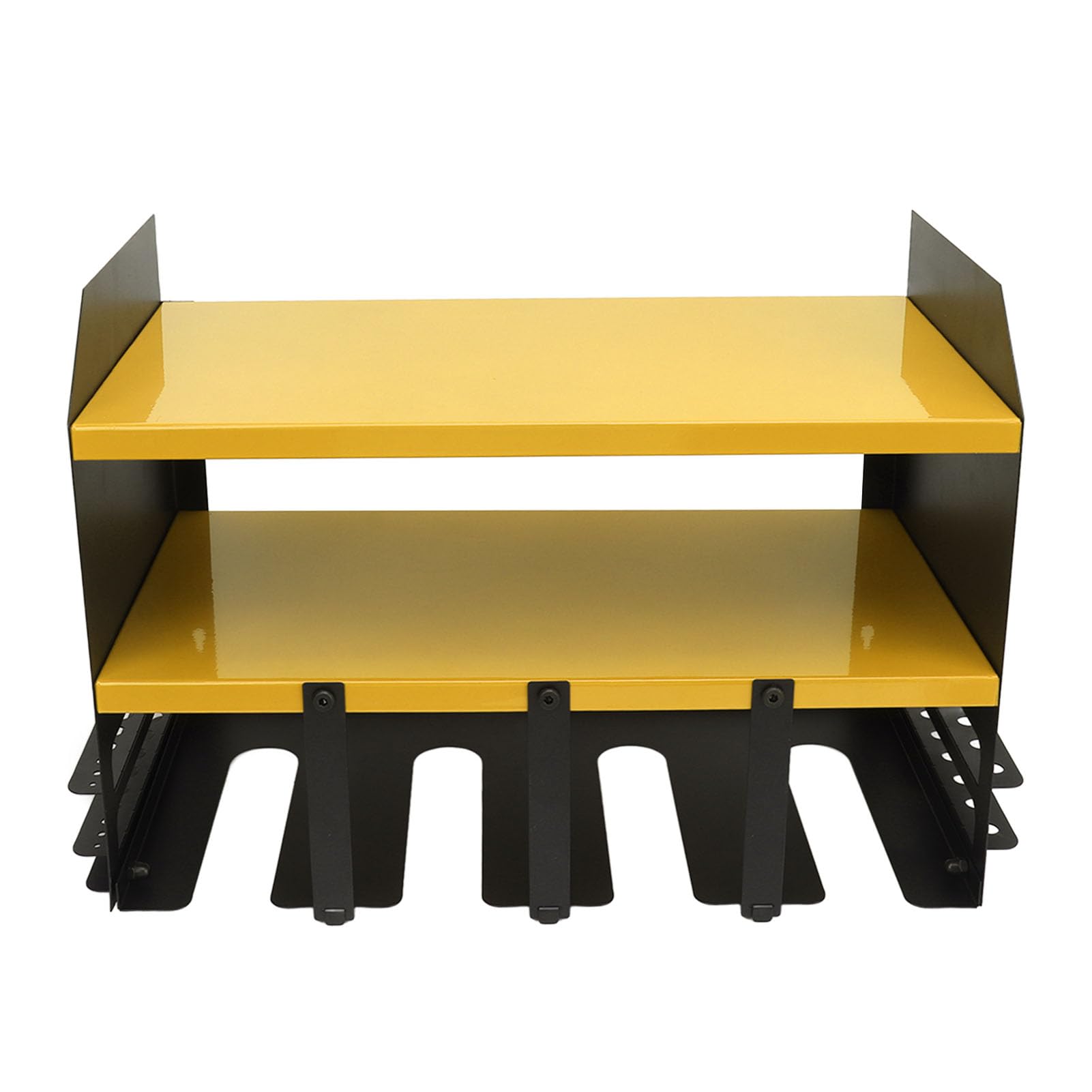 Wall Mounted Power Tool Organizer - Heavy Duty Space Saving Tool Storage Rack for Garage, Workshop & Warehouse (Yellow) | Perfect for DIY Projects & Professional Workspaces