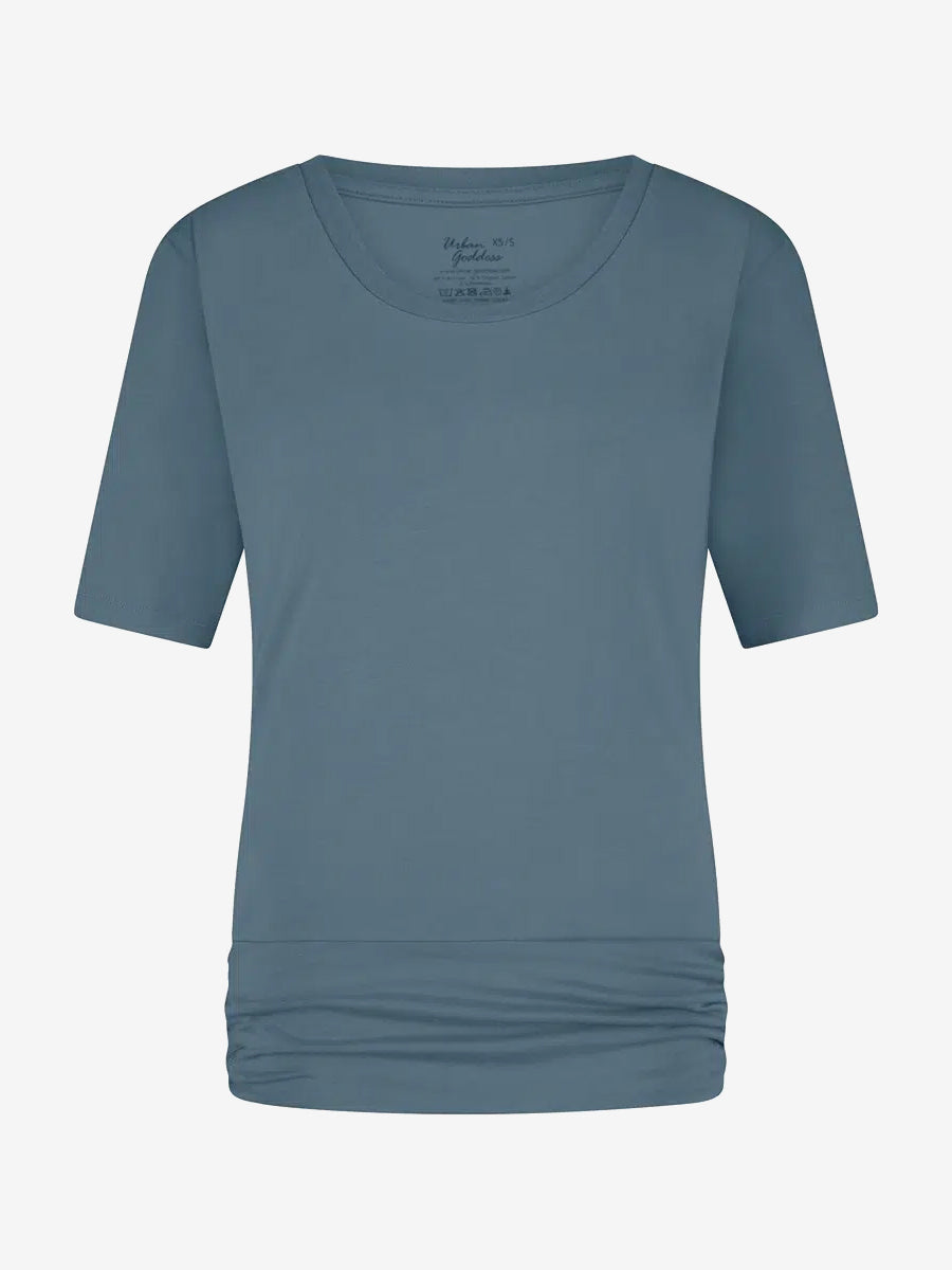 Urban Goddess Kami Yoga Tee - Comfortable Women's Yoga T-Shirt for Workout & Meditation | Perfect for Yoga Studio, Gym & Casual Wear