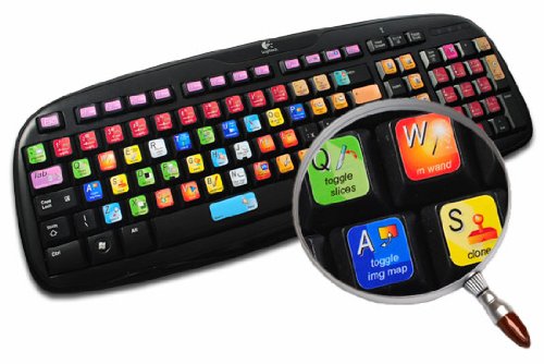 Adobe IMAGEREADY Keyboard Shortcut Labels for PC & Laptop - Easy Photo Editing