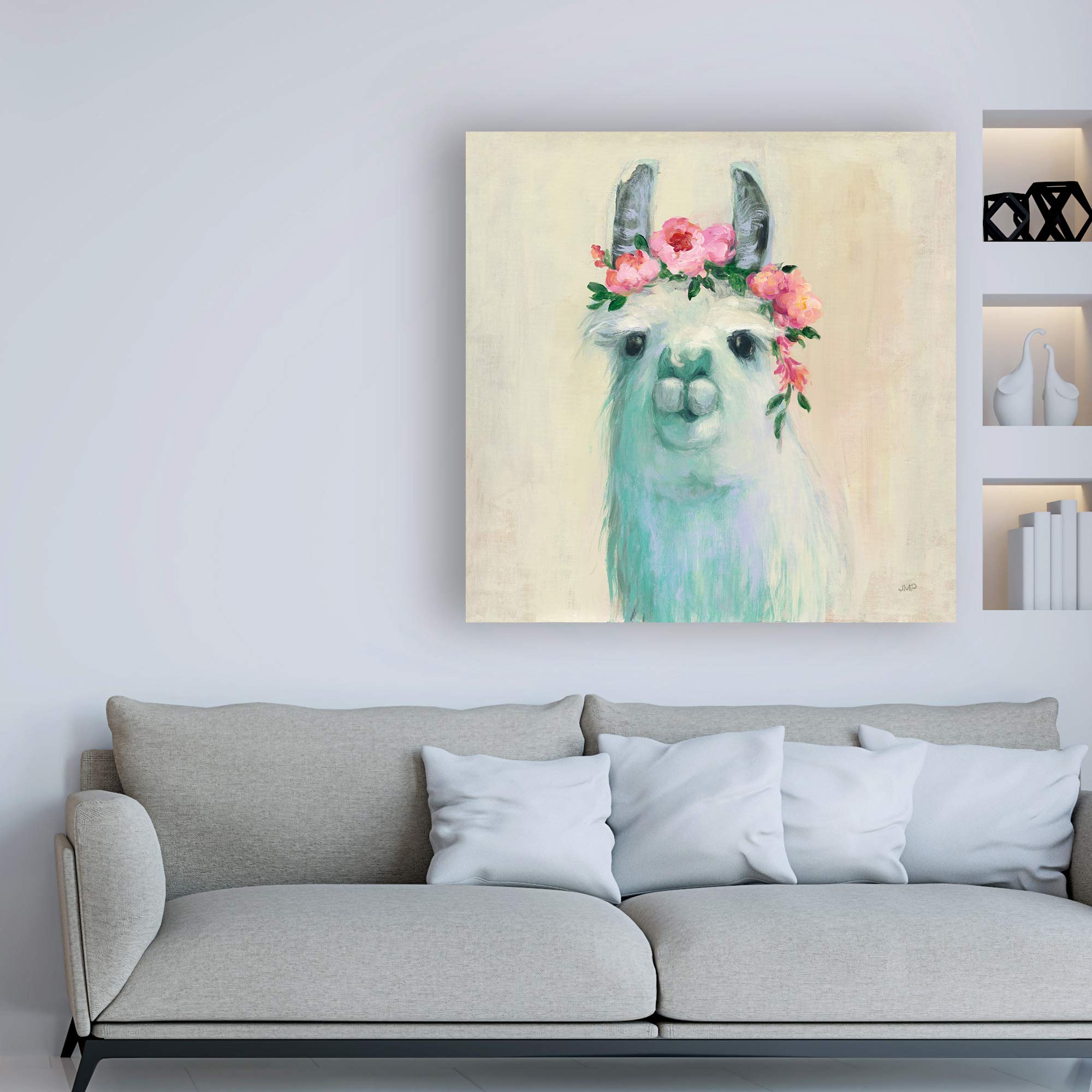 Festival Girl III by Julia Purinton - 18x18 Fine Art Print - Wall Decor for Living Room, Bedroom & Office