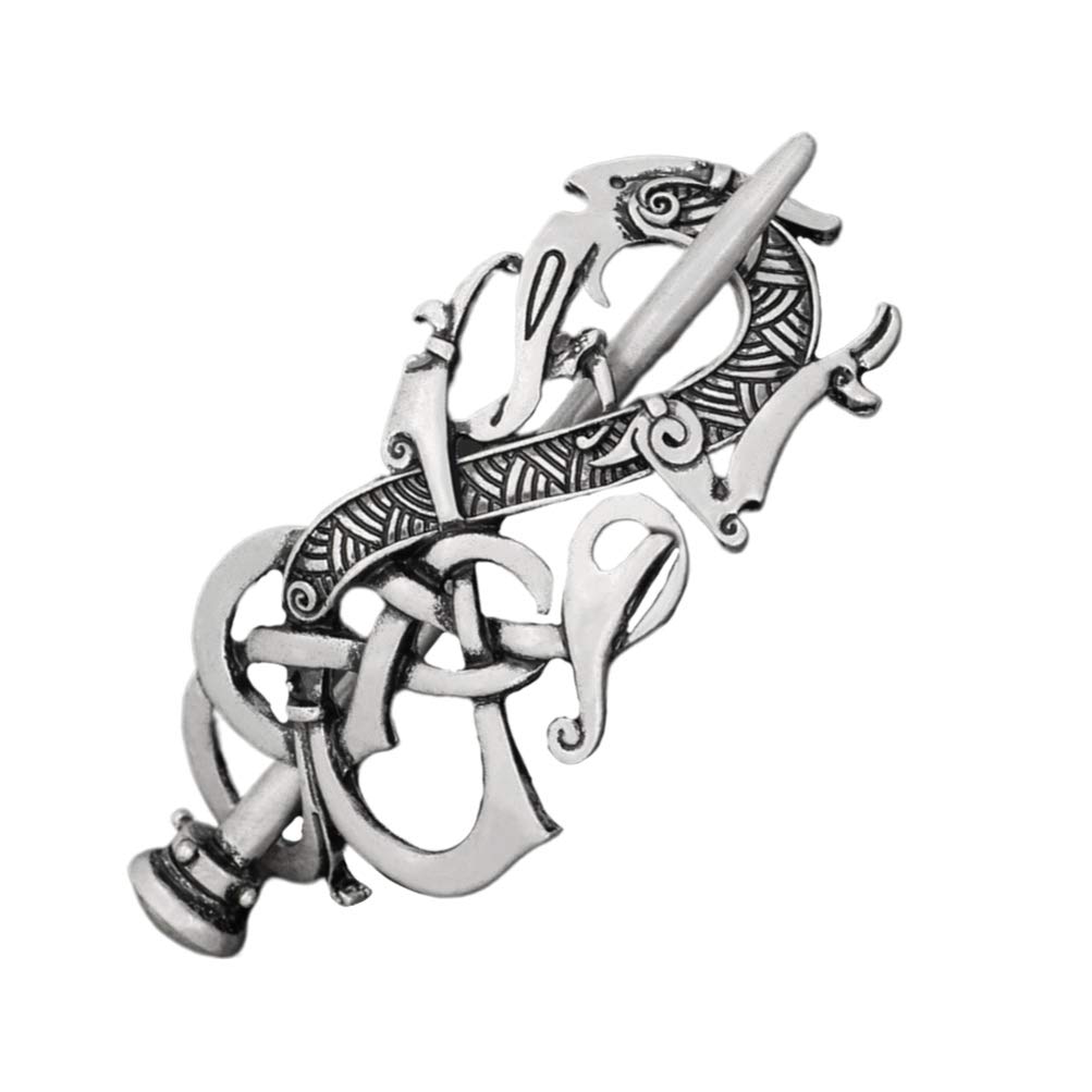 FRCOLOR Celtic Knot Hair Clip - Elegant Hair Slide Stick Hairpin for Women & Girls - Perfect for Weddings, Parties & Everyday Styling