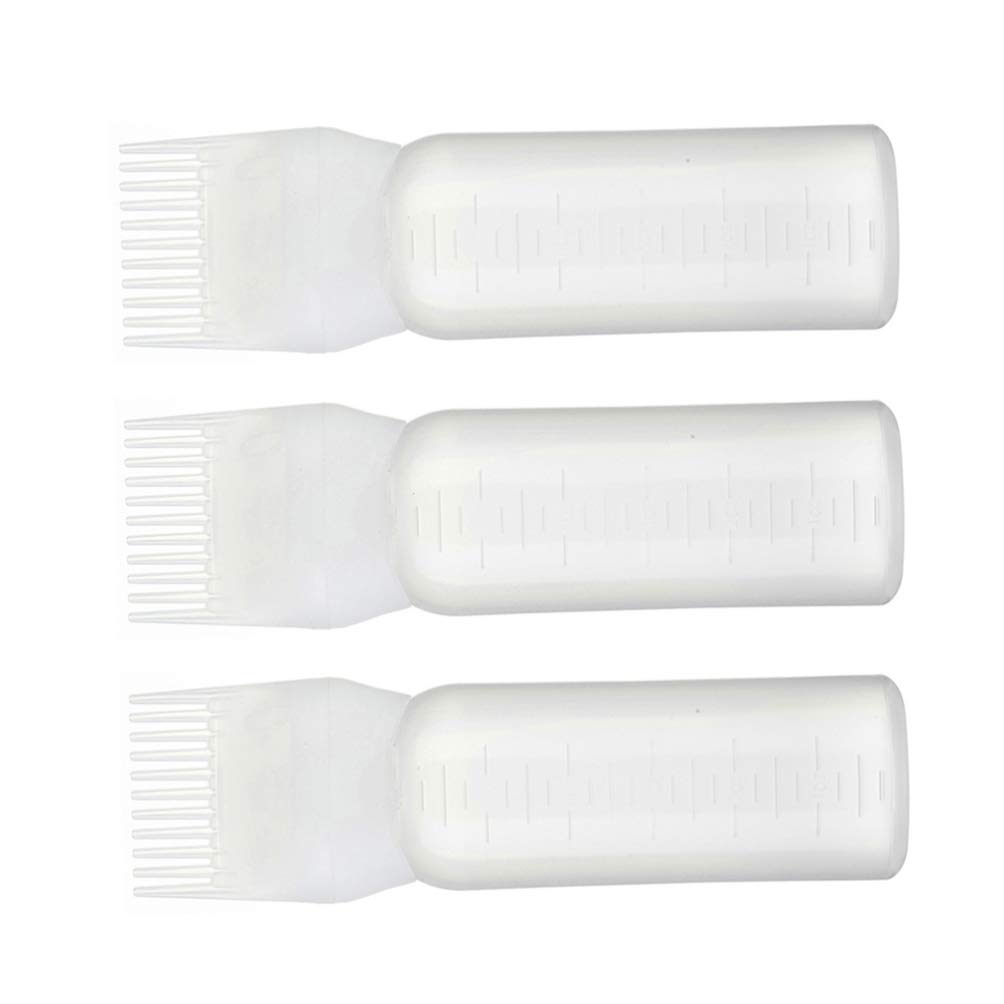FOMIYES 3pcs Scalp Comb Applicator Set for Hair Dye & Cleaning | Barber Styling Tools