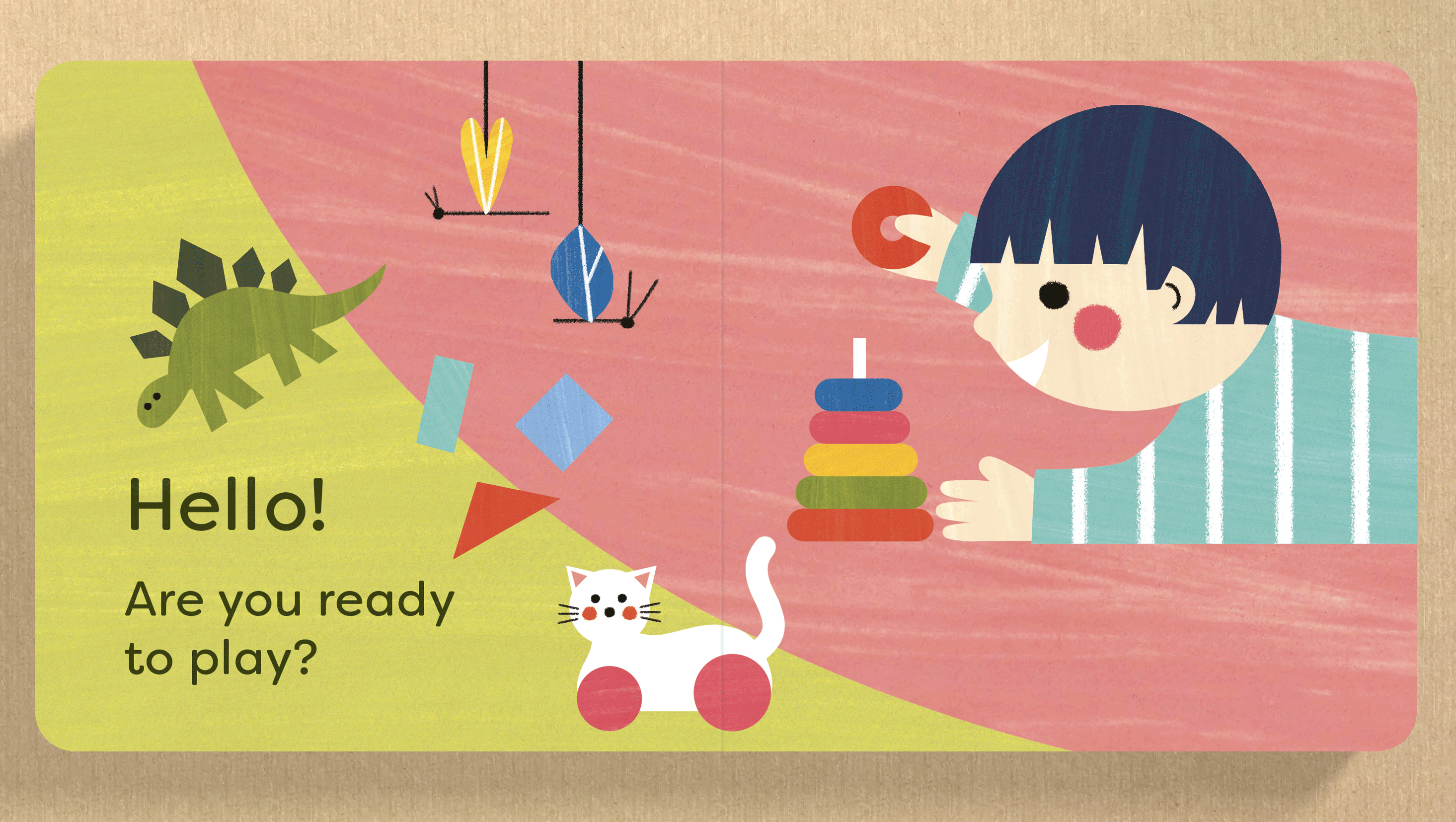 Happy Yak Baby's Busy Day 3 Mini Book Set - Interactive Learning Books for Toddlers, Early Childhood Development, Perfect for Playtime & Bedtime Reading