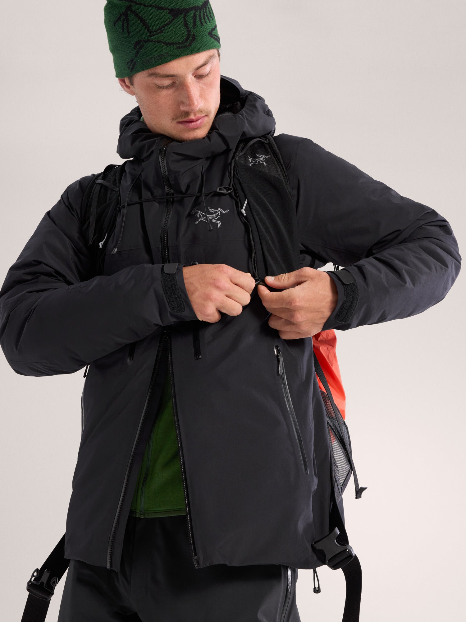 Men's Beta Down Insulated Jacket - Lightweight Winter Coat for Hiking & Outdoor Activities | Water-Resistant & Warm Puffer Jacket for Cold Weather Adventures