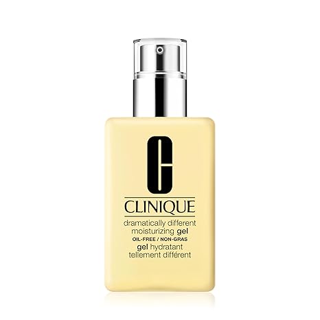 Clinique Dramatically Different Moisturizing Gel 125ml / 4.2 oz - Oil-Free Face Moisturizer for Dry & Sensitive Skin | Day & Night Hydration for Women & Men | Perfect for Daily Skincare Routine & Travel