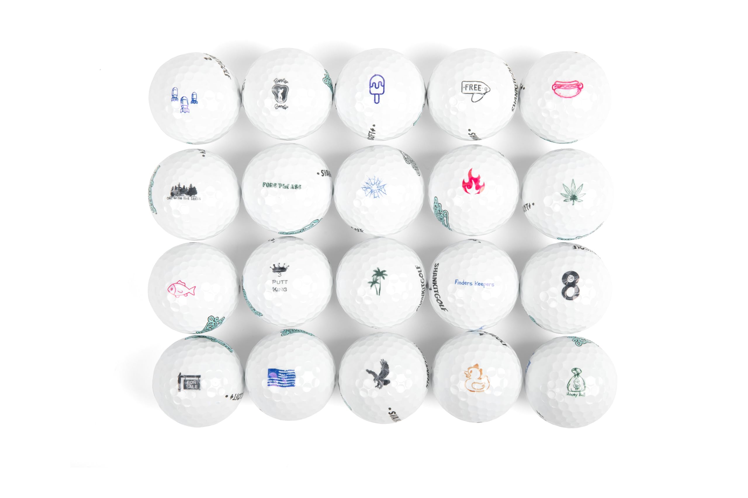 SHANKITGOLF Golf Ball Stamp Kit - Personalized Golf Ball Marker & Ink Set for Custom Logo Printing - Perfect for Golf Tournaments, Gifts & Practice Sessions
