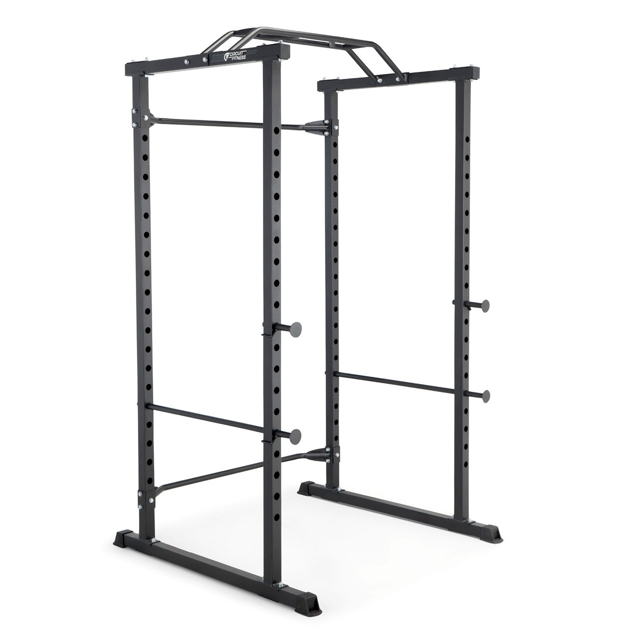 Circuit Fitness AMZ 600CG Power Cage with Adjustable Multi-Position Grip Bar - Home Gym Strength Training Equipment for Weightlifting, Squats & Full-Body Workouts