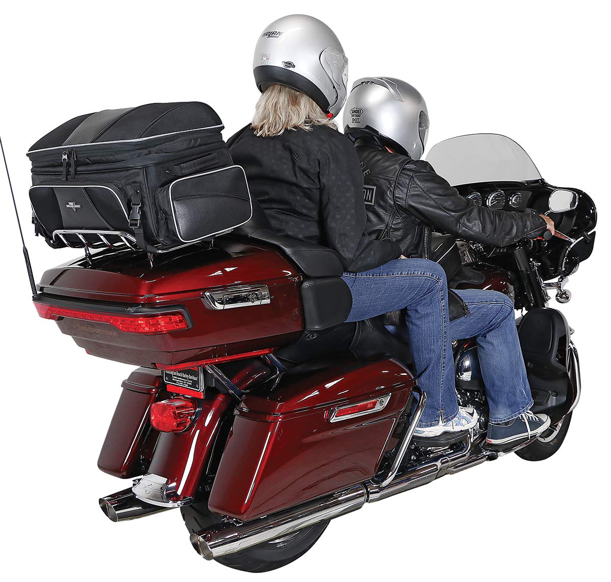 Nelson Rigg NR-300 Route 1 Traveler Tour Trunk Bag - Waterproof Motorcycle Luggage for Harley Davidson Ultra, Indian Roadmaster & Honda Gold Wing - Perfect for Long-Distance Rides & Road Trips