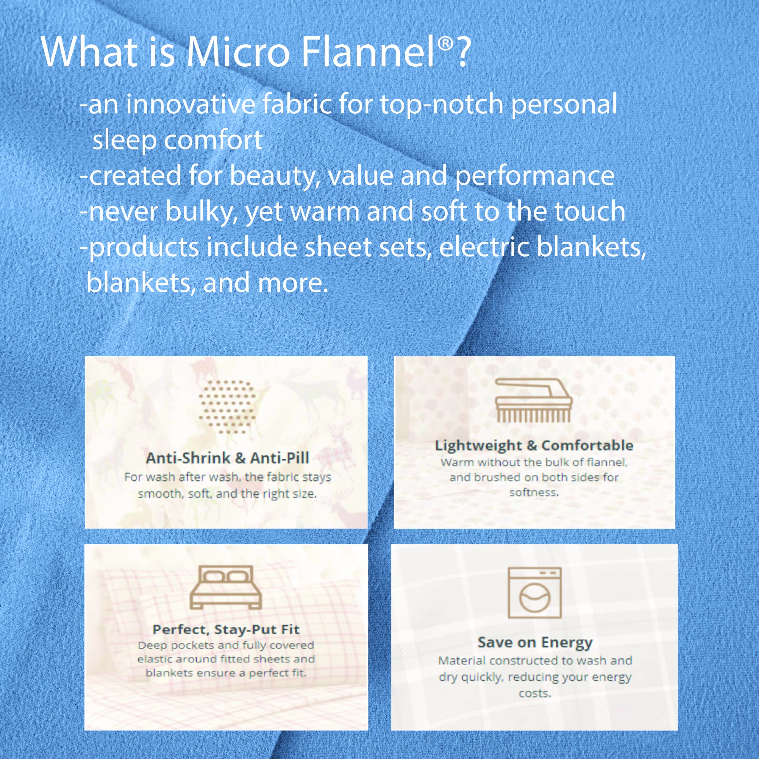 Thermee Micro Flannel Comforter Set - 2 Shams, No Shrink, Machine Wash - Slate Grey Full/Queen for Cozy Bedroom
