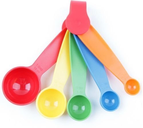 Premium 5-Piece Multicolor Measuring Cups & 5-Piece Spoons Set - 10-Piece Kitchen Combo for Baking, Cooking, and Meal Prep - Durable & Stackable for Easy Storage