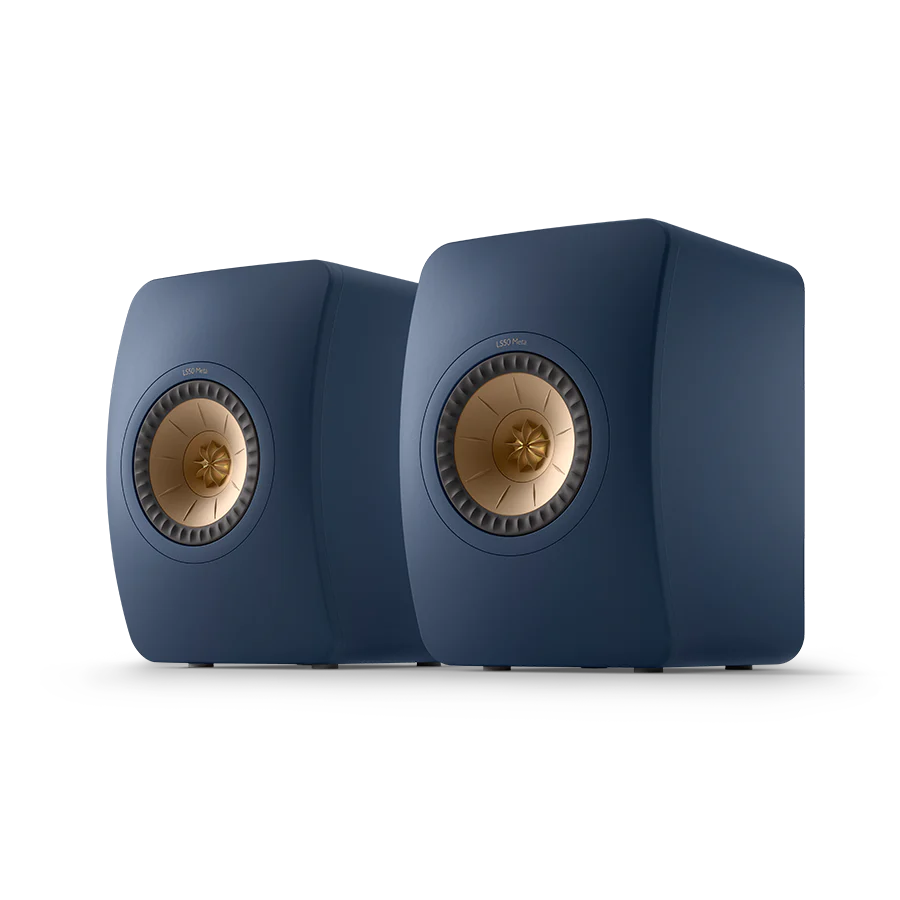 KEF LS50 Meta Hi-Fi Bookshelf Speakers - Premium Audio for Home Theater, Studio & Music Listening - Compact High-Fidelity Sound System for Audiophiles