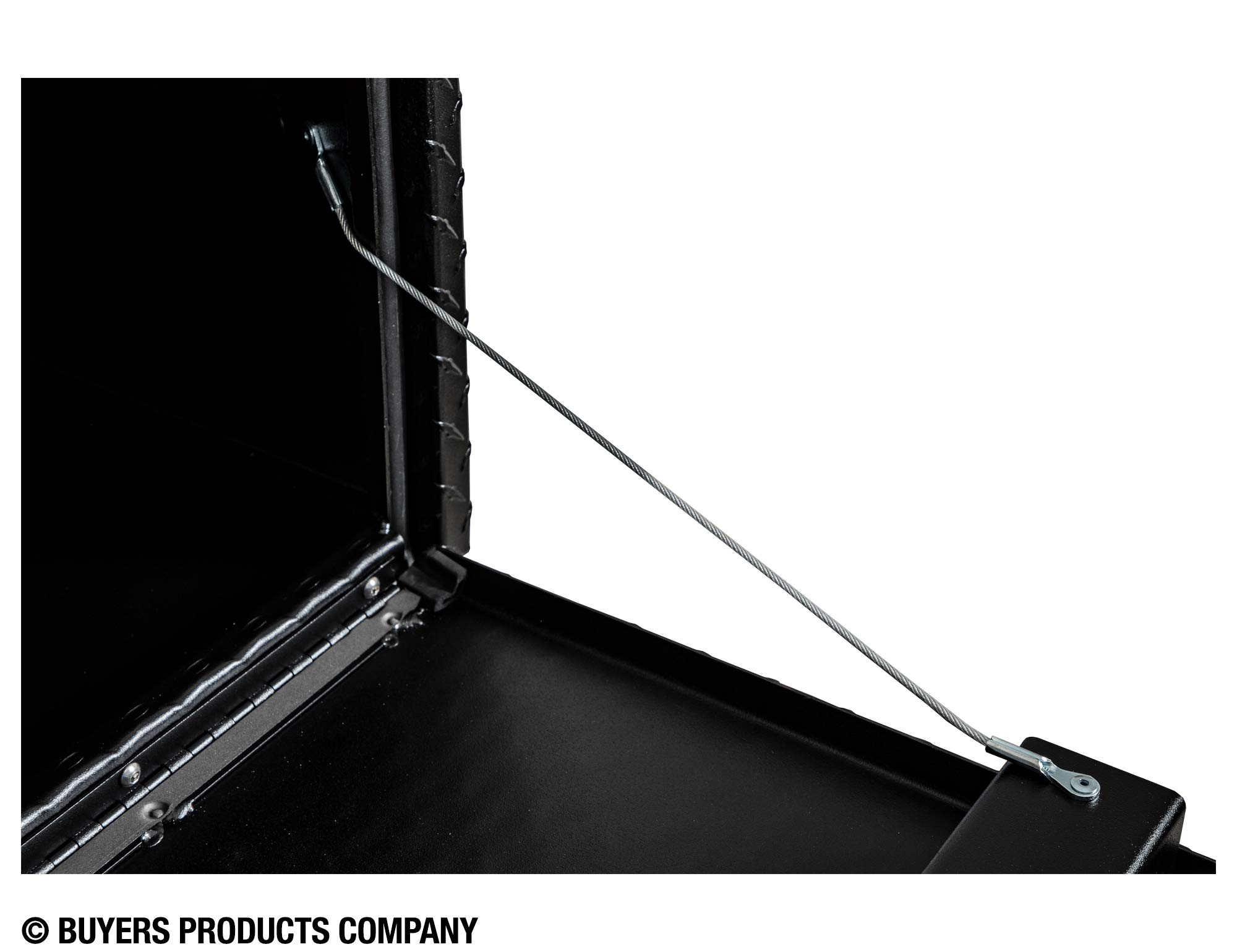Buyers Products 1715115 Textured Matte Black Diamond Tread Aluminum Underbody Truck Tool Box - 18