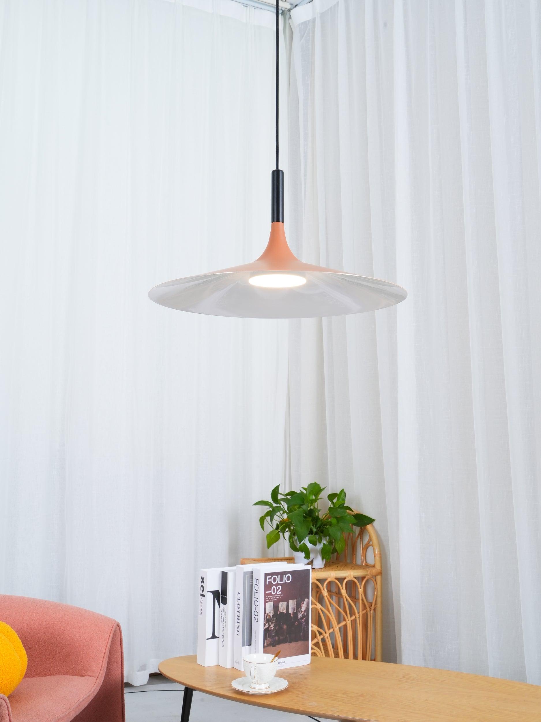 Aplomb Modern Metal Pendant Light - Industrial Style Ceiling Hanging Lamp for Kitchen Island, Dining Room & Bedroom Lighting