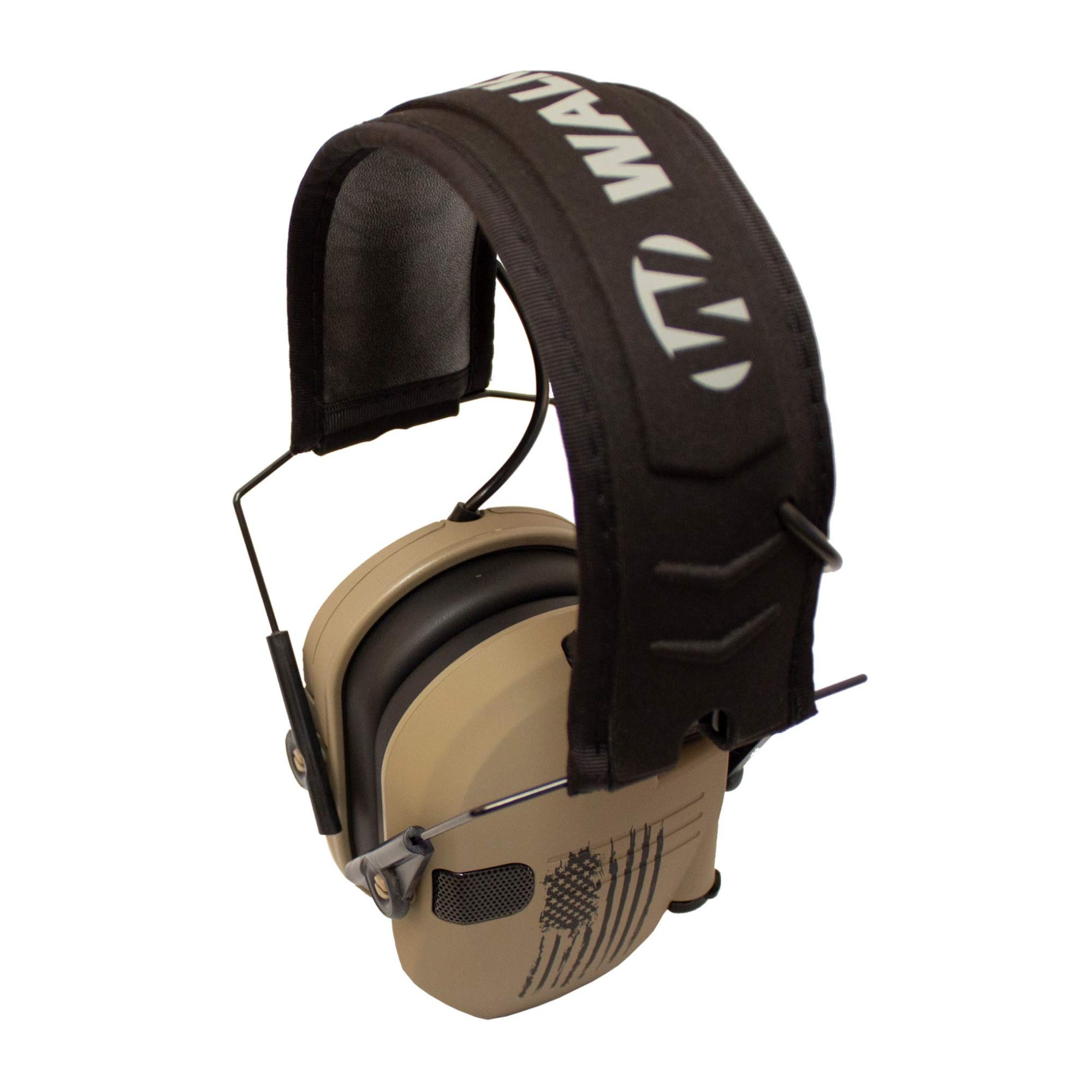 Walker's Razor Slim Electronic Shooting Earmuffs - Noise Cancelling Hearing Protection for Shooting Range & Hunting - Includes Walkie Talkie & Safety Glasses - Perfect for Outdoor Sports & Tactical Training