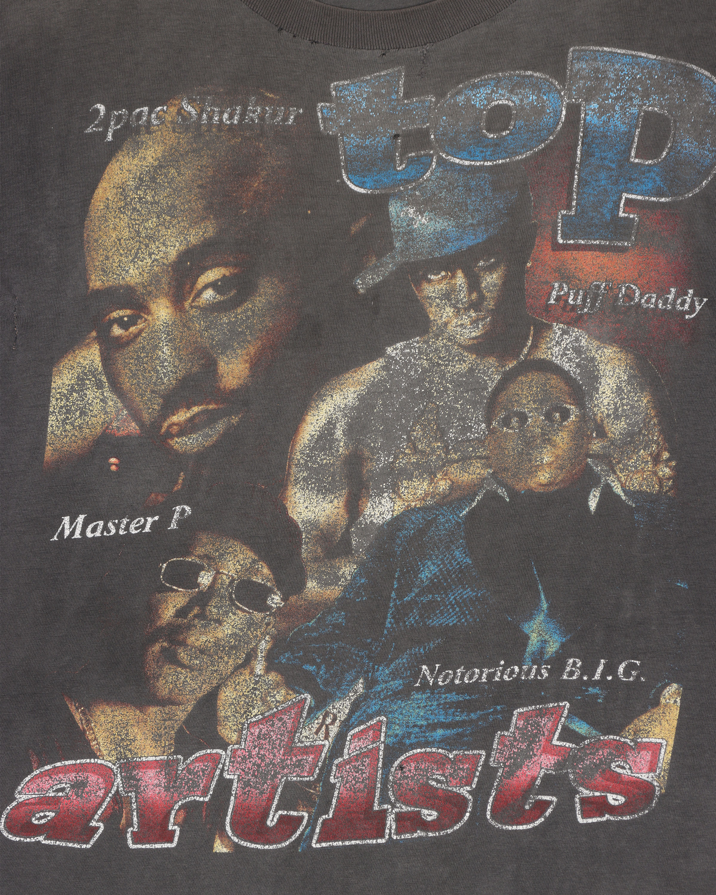 Vintage 1990s Hip Hop T-Shirt - Retro Rap Music Graphic Tee with Bootleg Artist Prints - Perfect for Concerts, Streetwear & 90s Nostalgia Fashion