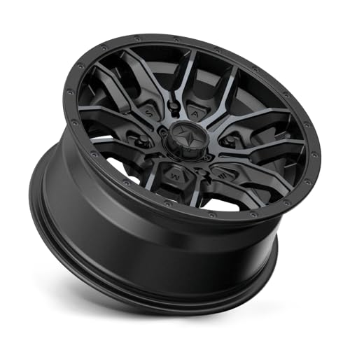 MA43 14x7 4x137 Black Truck Wheel Rim 10mm Offset - M43-04737 | Perfect for Off-Roading, Truck Upgrades & Custom Builds