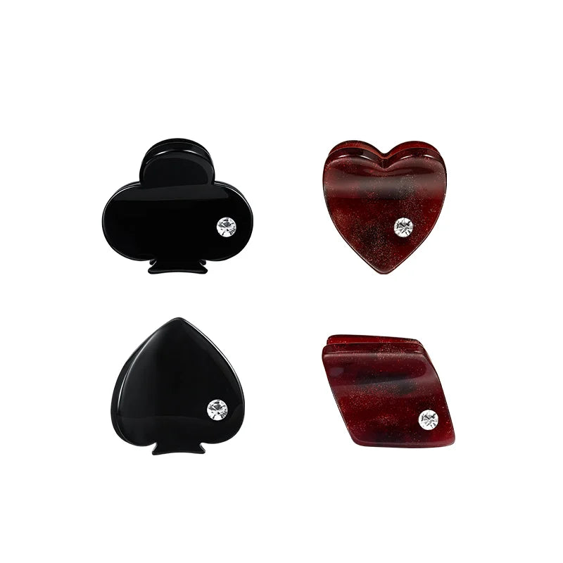 Janisa Mini Hair Claw Clip - Small Hair Clips for Women, Non-Slip Hair Barrettes for Fine Hair, Perfect for Ponytails, Buns & Updos (Set of 6) - Great for Work, Gym, Travel & Everyday Styling