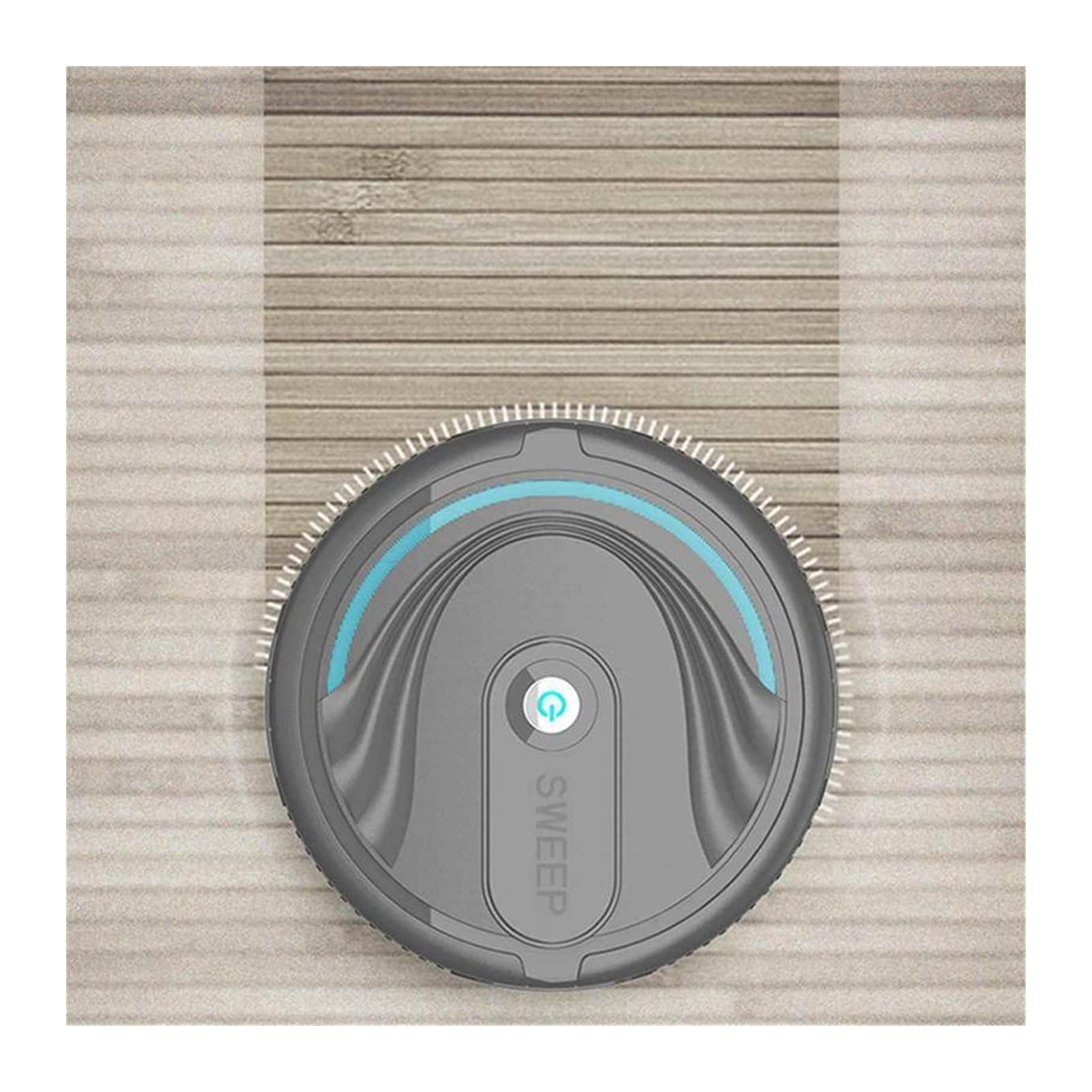 ZHU-CL Smart Robot Vacuum Cleaner - Automatic Carpet Cleaning, Dust & Hair Sweeping, USB Rechargeable for Hardwood Floors & Carpets - Ideal for Pet Hair Removal & Home Cleaning (Black)