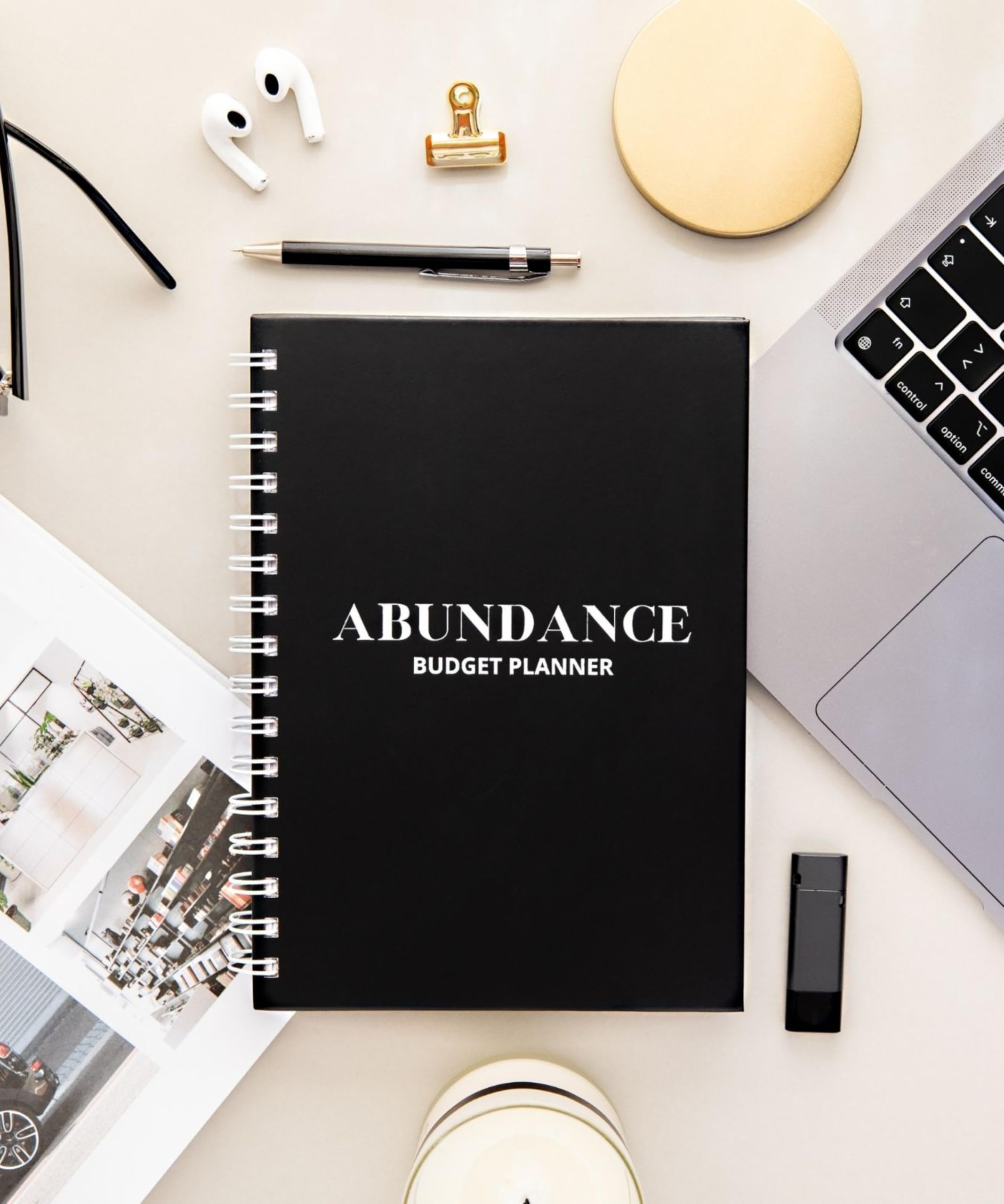 Lamare 12-Month Budget Planner & Bill Organizer - Financial Expense Tracker Notebook for Monthly Income, Debt & Business Expenses | Perfect for Personal Finance Management, Small Business Accounting & Household Budgeting