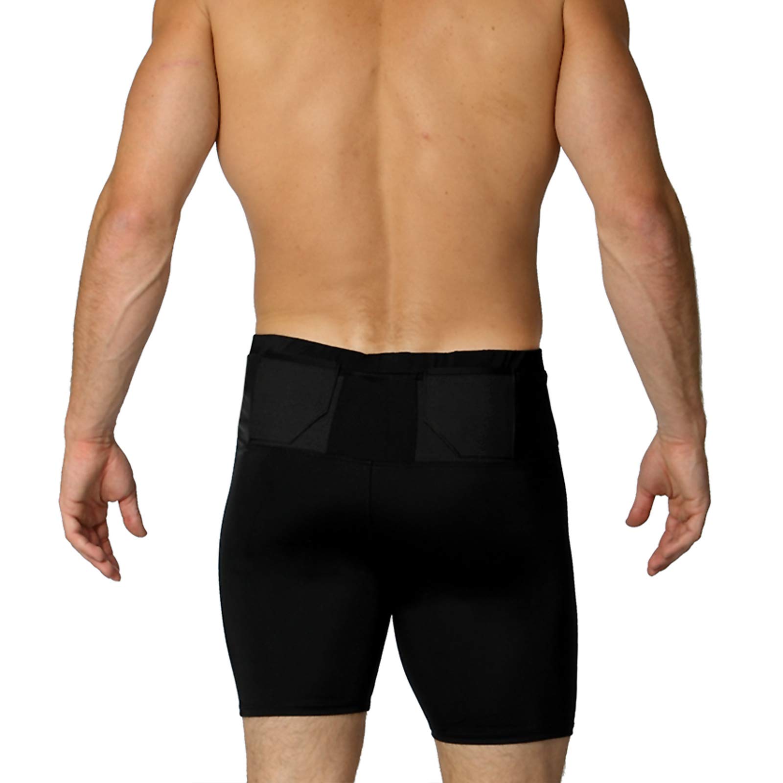 Insta Slim Men's Concealment Compression Undershorts with Built-in Holster - Comfortable Workout & Home Defense Underwear for Daily Training, Gym & Tactical Use
