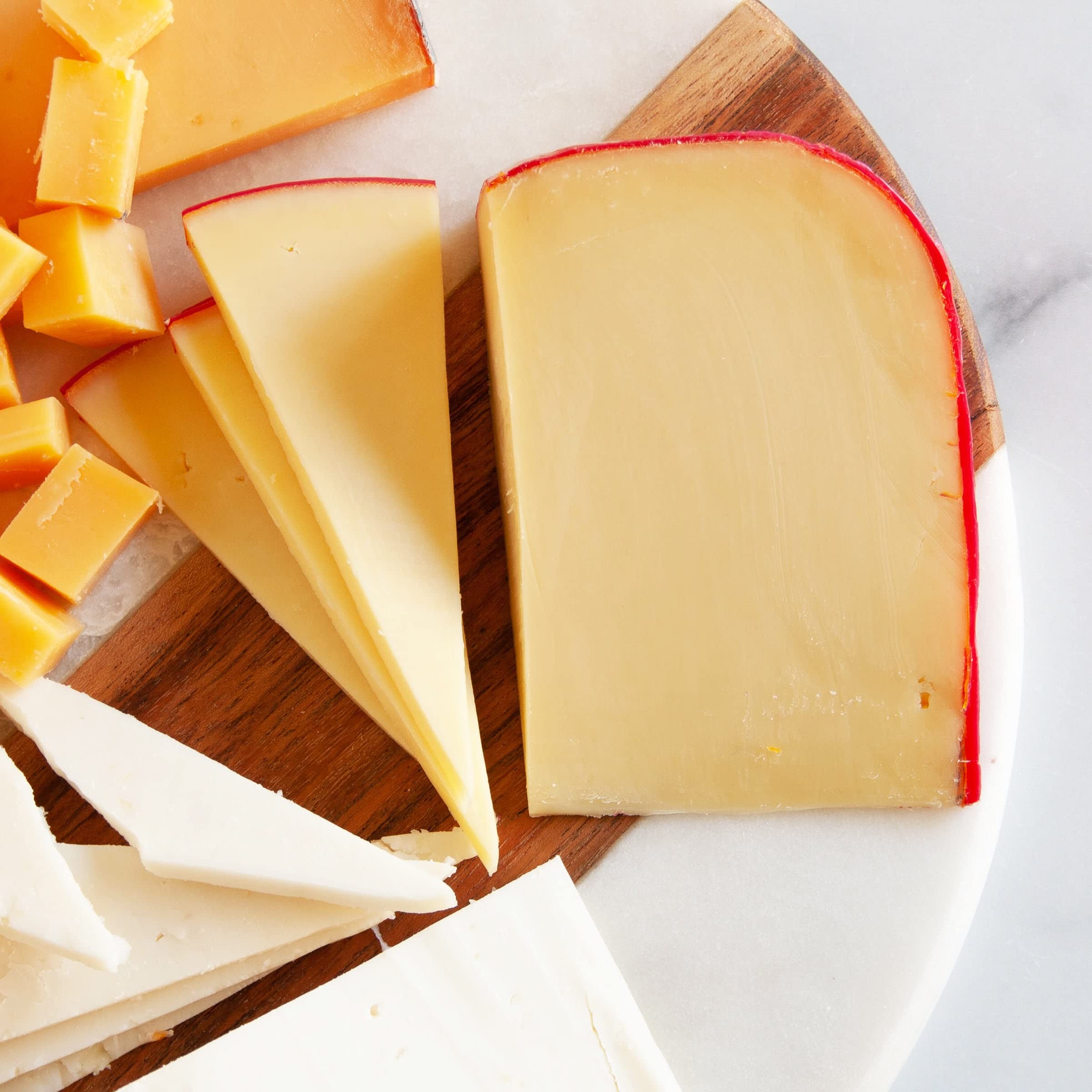 Premium Dutch Cheese Gift Box - Aged Beemster Gouda, Leyden, Dorothea & Red Wax Gouda Cheese Assortment | Gourmet Cheese Board, Wine Pairing & Charcuterie Platter