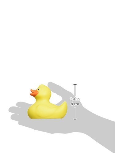 Nuby Hot-Safe Bath Duck - Baby Bath Thermometer Toy for Safe Water Temperature - Fun & Educational Bath Time for Infants & Toddlers