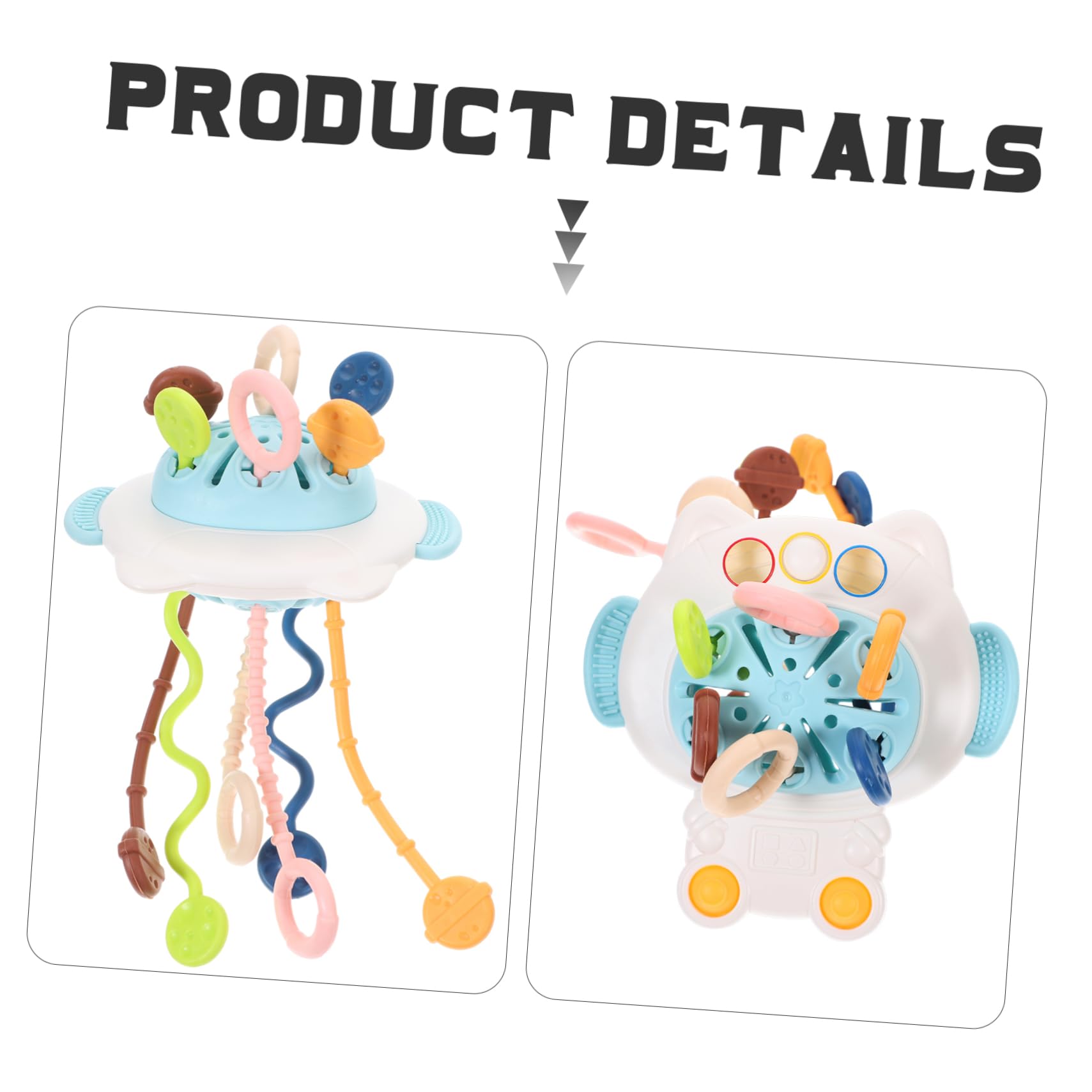 **Toyvian 5-Piece Drawstring Bath Toys for Kids - Stress Relief & Sensory Play - Waterproof Plastic Bathing Toys for Toddlers & Children - Perfect for Bathtime Fun & Relaxation**