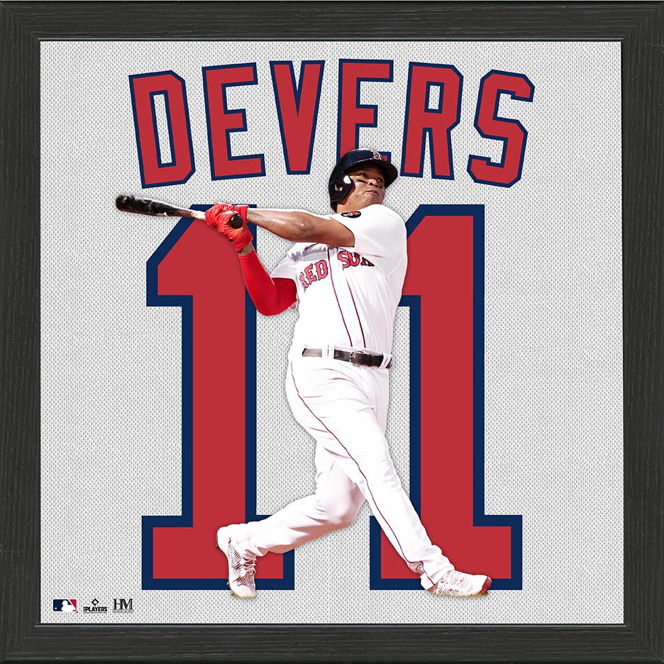 Rafael Devers Boston Red Sox IMPACT Jersey Frame - Premium Baseball Jersey Display Case for Memorabilia Collection, Sports Fan Cave Decor & Man Cave Wall Art