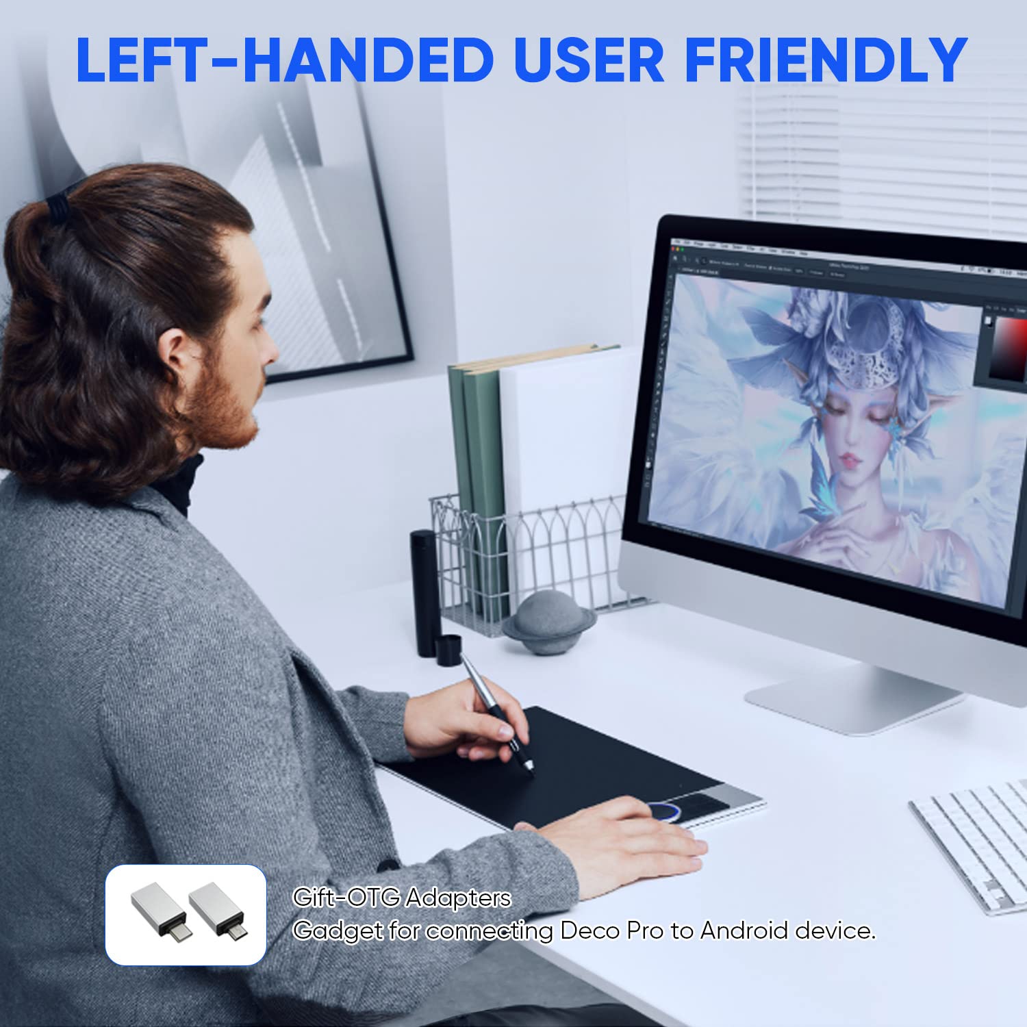 XP-PEN Deco Pro Bluetooth Graphics Tablet - Wireless Drawing Tablet with Stylus for Digital Art, Design, and Online Teaching (Deco Pro MW) | Perfect for Artists, Designers, and Remote Learning Scenarios