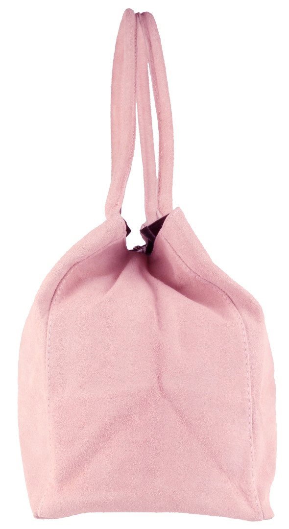 Stylish Expandable Italian Suede Leather Shoulder Bag for Women - Fashionable Crossbody Purse for Work, Travel & Everyday Use