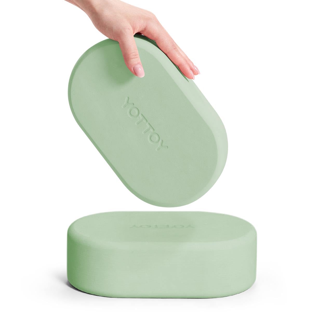 YOTTOY Non-Slip Foam Yoga Blocks (2-Pack) - Premium Yoga Bricks for Women & Kids - Ideal for Yoga, Pilates, Stretching & Home Workouts - Supportive & Comfortable Exercise Accessories