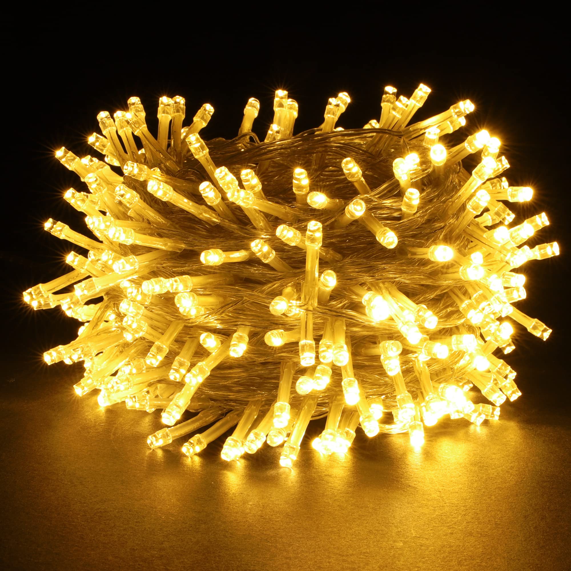 75FT 200 LED Christmas String Lights - 8 Lighting Modes, Low Voltage Fairy Lights for Indoor & Outdoor Use - Perfect for Xmas Tree Decorations, Garden Parties, Halloween & Thanksgiving Festivals (Warm White) | Create Magical Holiday Atmosphere
