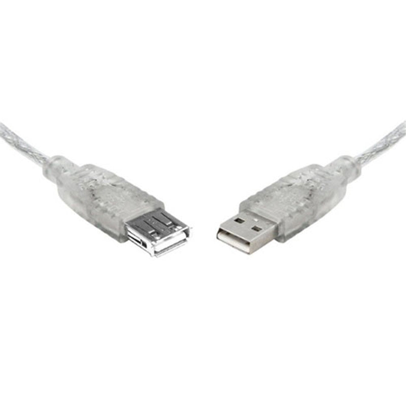 8ware UC2001AAE High Speed USB 2.0 A to A Male to Female Extension Cable (3.3ft/1m) - Extend Your USB Devices for Computer, Printer, Scanner & Home Office Setup