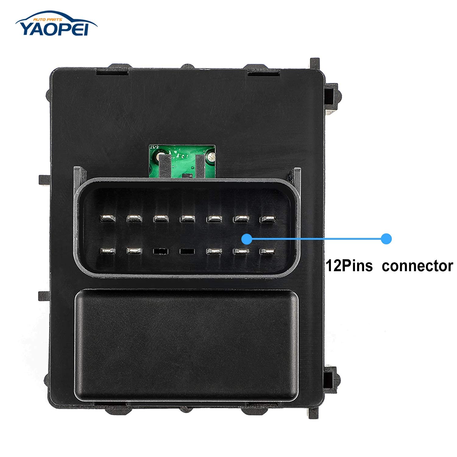 Jeep Wrangler Master Power Window Switch Replacement #68156217AA - Compatible with 2011-2016 Jeep Wrangler 4 Door (Front Left Driver Side, Dash Mounted) - Durable OEM Upgrade for Smooth Window Operation - Perfect for Off-Road Adventures & Daily Commuting
