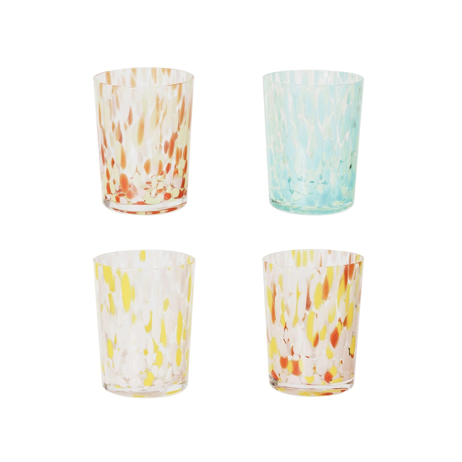 Blown Confetti Glass Vase - Handmade Colorful Decorative Art Piece for Home, Wedding & Party Decor | Perfect for Centerpieces, Gift Giving & Special Occasions