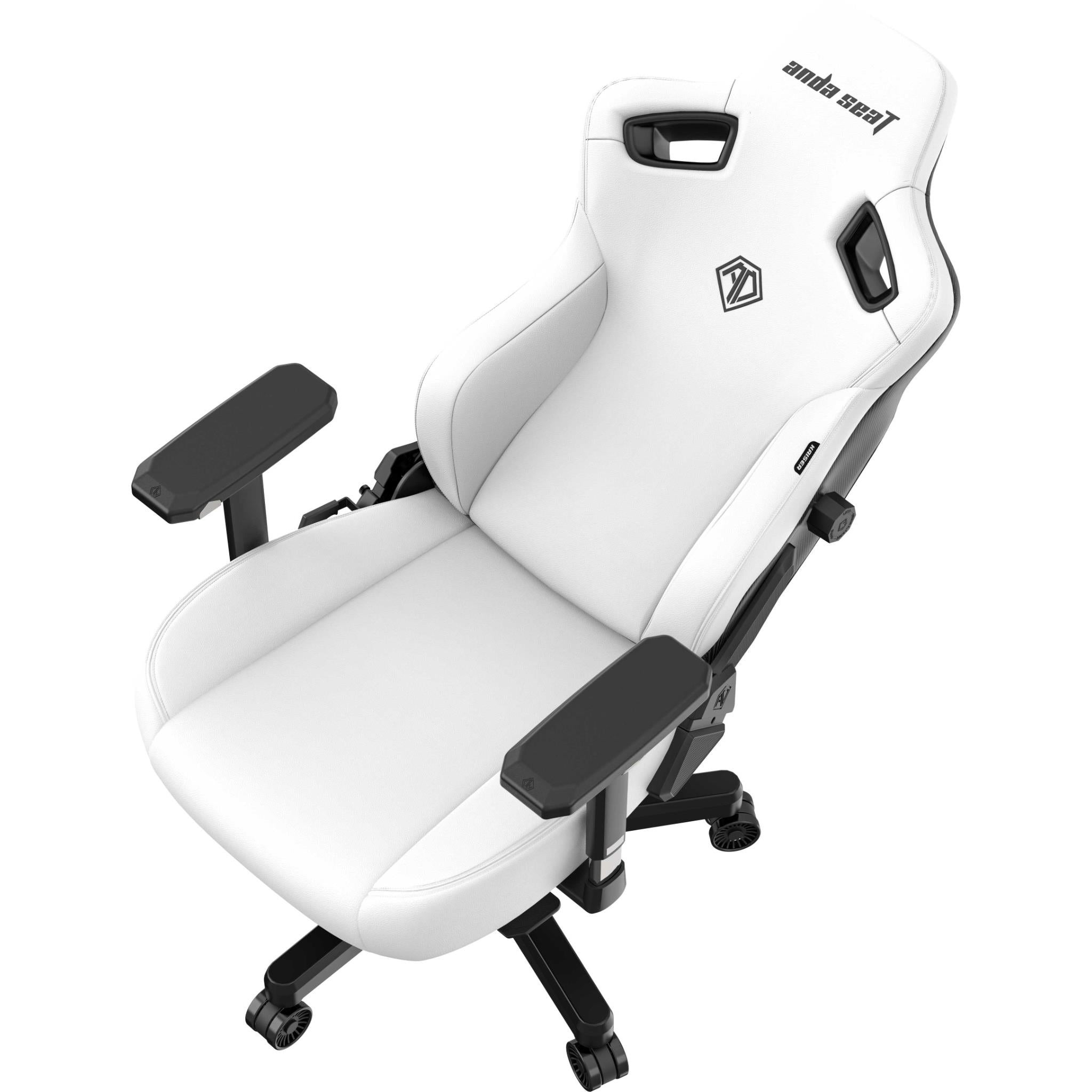 Anda Seat Kaiser 3 Series Premium Ergonomic Gaming Chair - White (Large Size) for PC, PS5, Xbox & Office - Comfortable Racing Style Chair with Lumbar Support