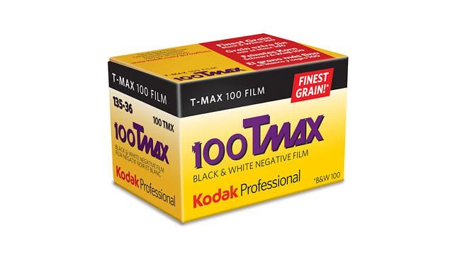 Kodak TMAX 100 Black & White Film 135 36 Exposures - Professional Photography, Street Shooting & Low Light Scenes