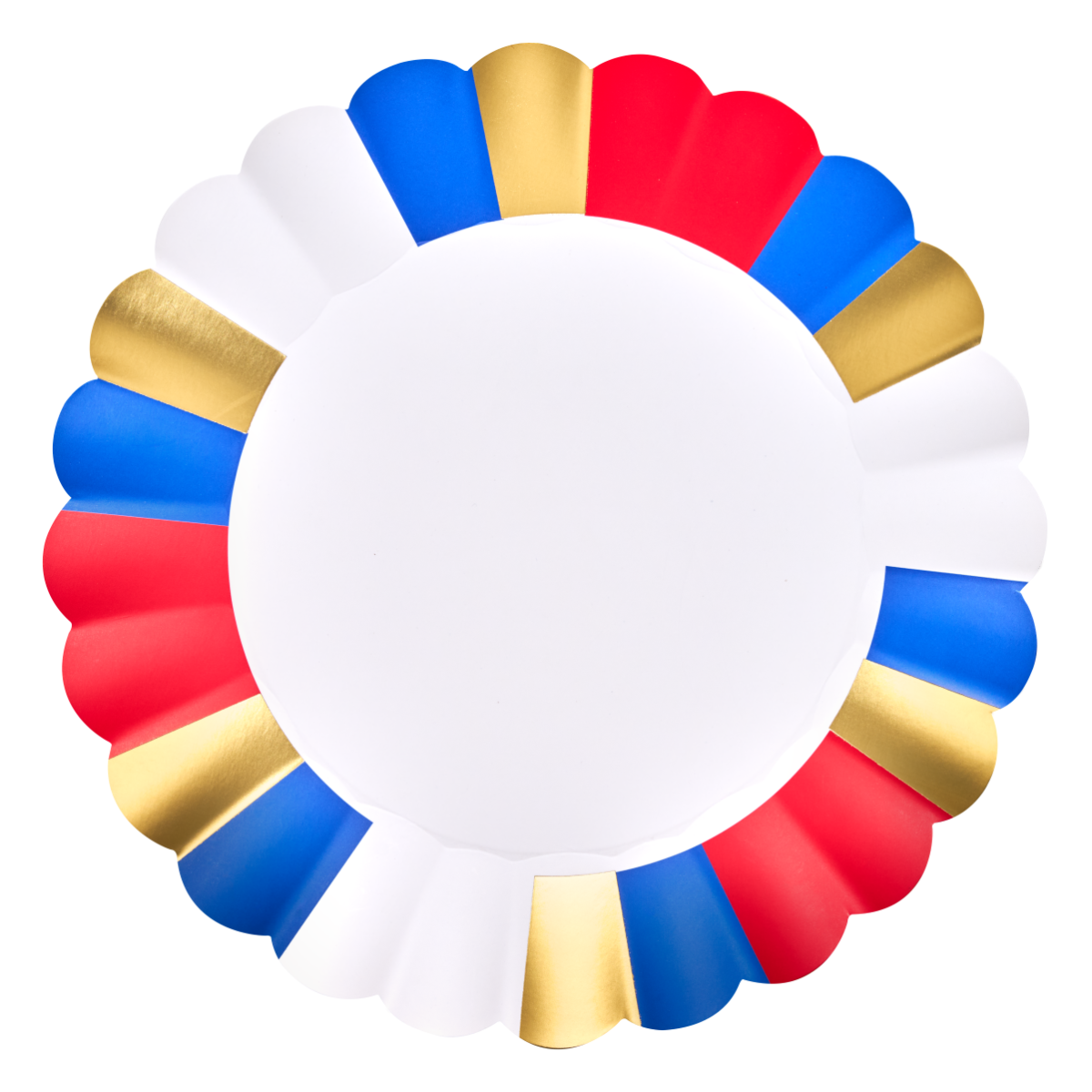 Modern Patriotic Dinner Plates Set of 8 - American Flag Themed Dinnerware for 4th of July, Memorial Day & BBQs - Perfect for Outdoor Picnics, Parties & Holiday Celebrations